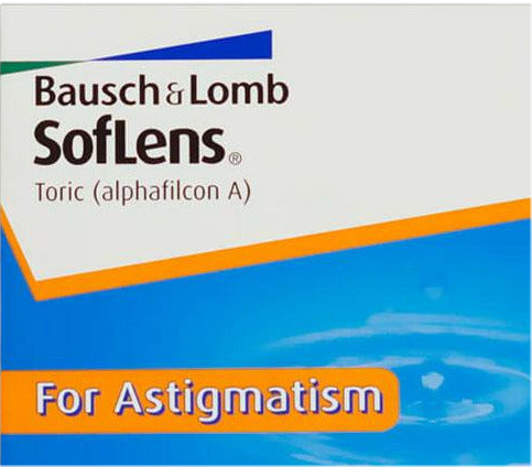 A box of SofLens Toric: contact lenses.