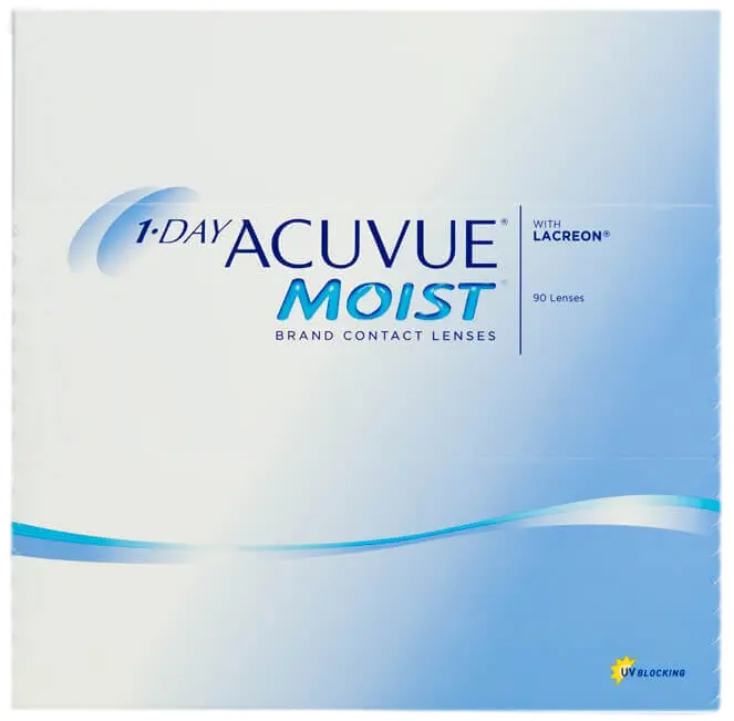 1-Day ACUVUE Moist contact lenses