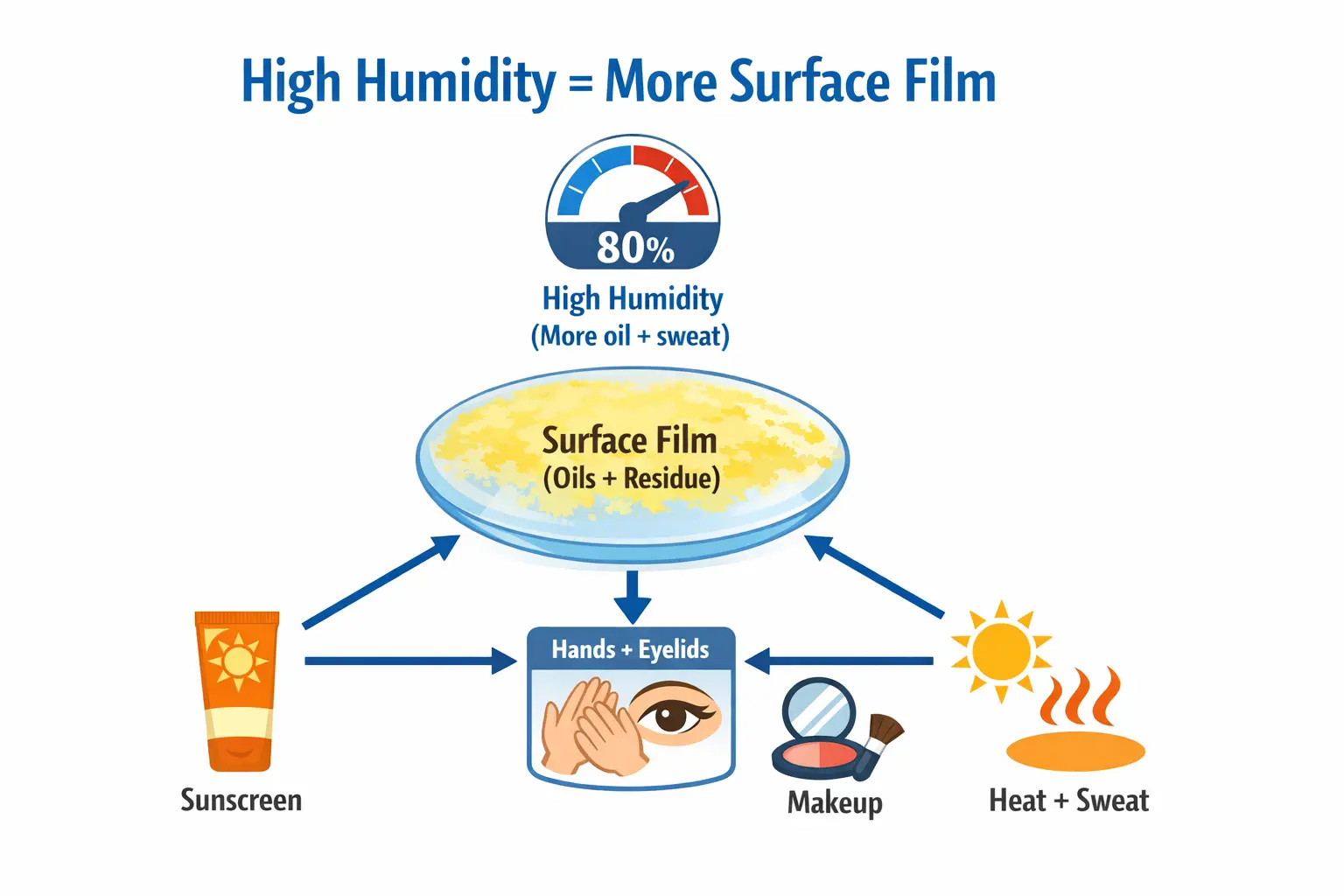 High Humidity Surface Film Infographic