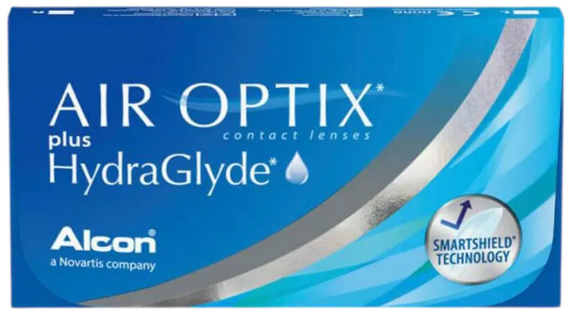 AIR OPTIX plus HydraGlyde contact lenses