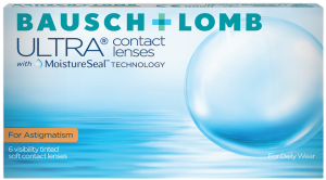 Bausch  Lomb ULTRA contact lenses for Astigmatism box