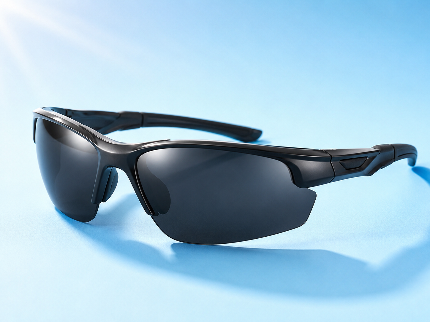 Sport wraparound sunglasses