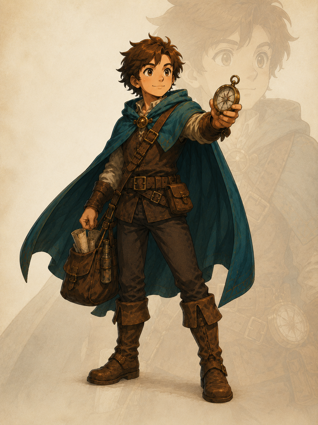 Portrait representing the Brave adventurer type