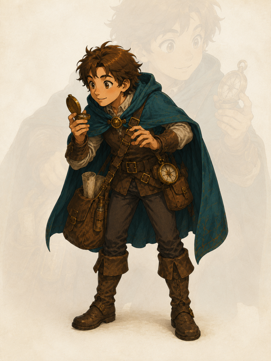 Portrait representing the Curious adventurer type