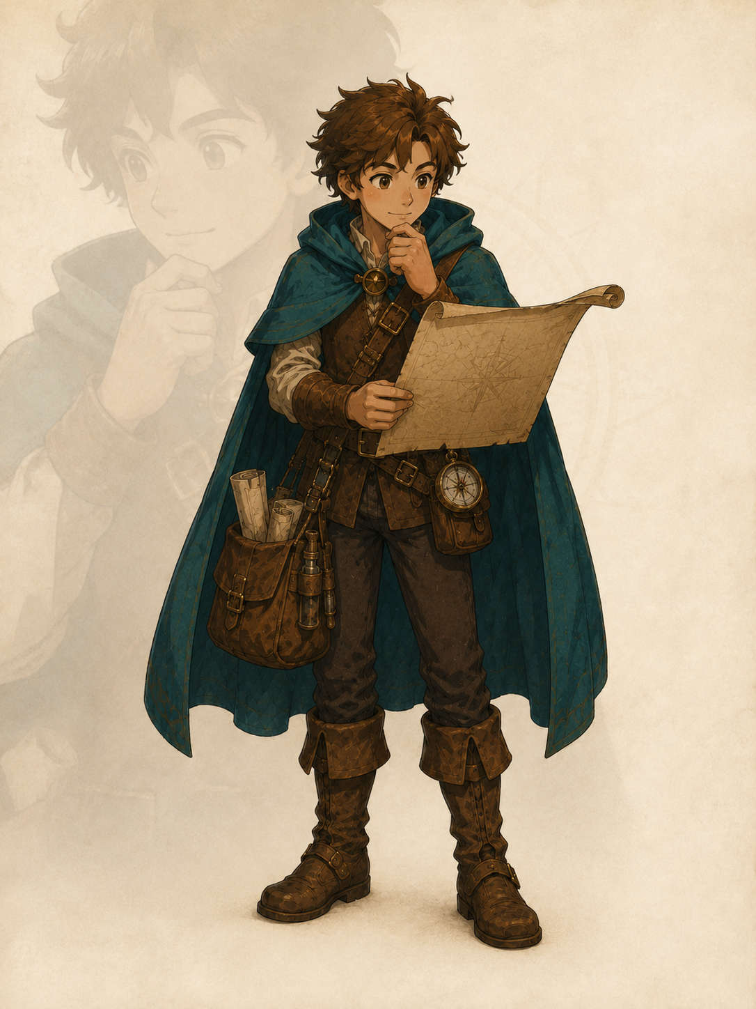 Portrait representing the Wise adventurer type