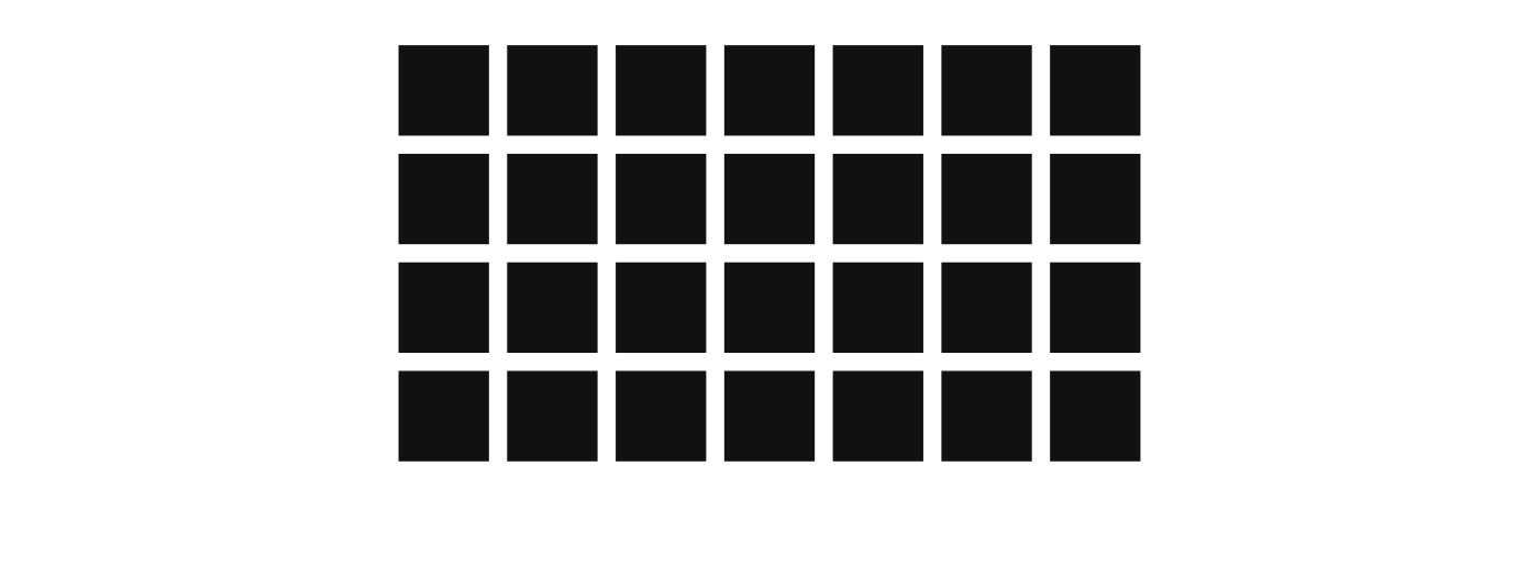 A grid of black squares separated by white lines, used to demonstrate the Hermann grid physiological illusion.
