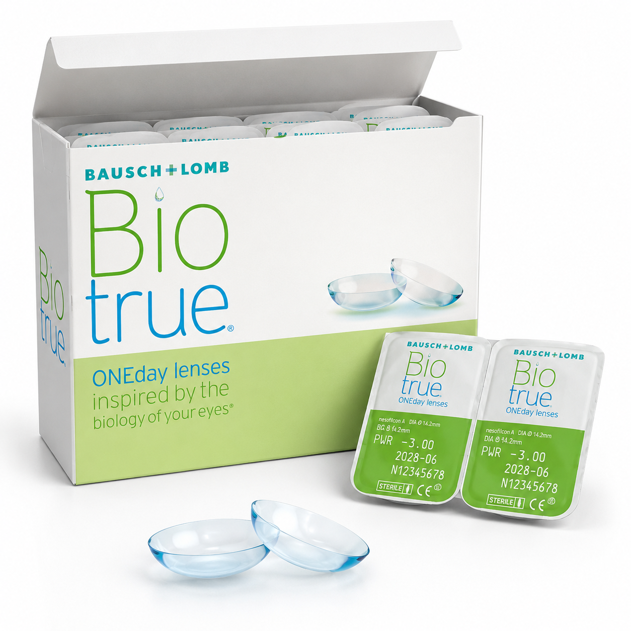 Biotrue ONEday lens close-up