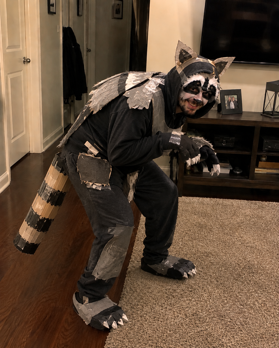 Jimothy the Raccoon DIY costume