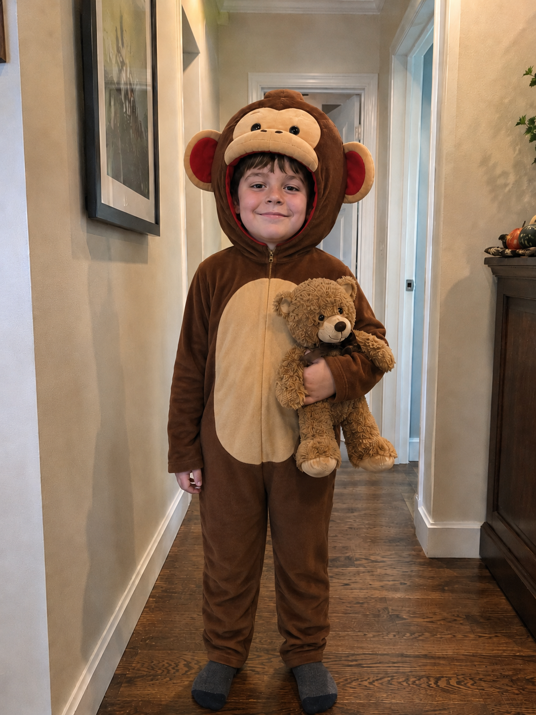 Punch the Monkey DIY costume