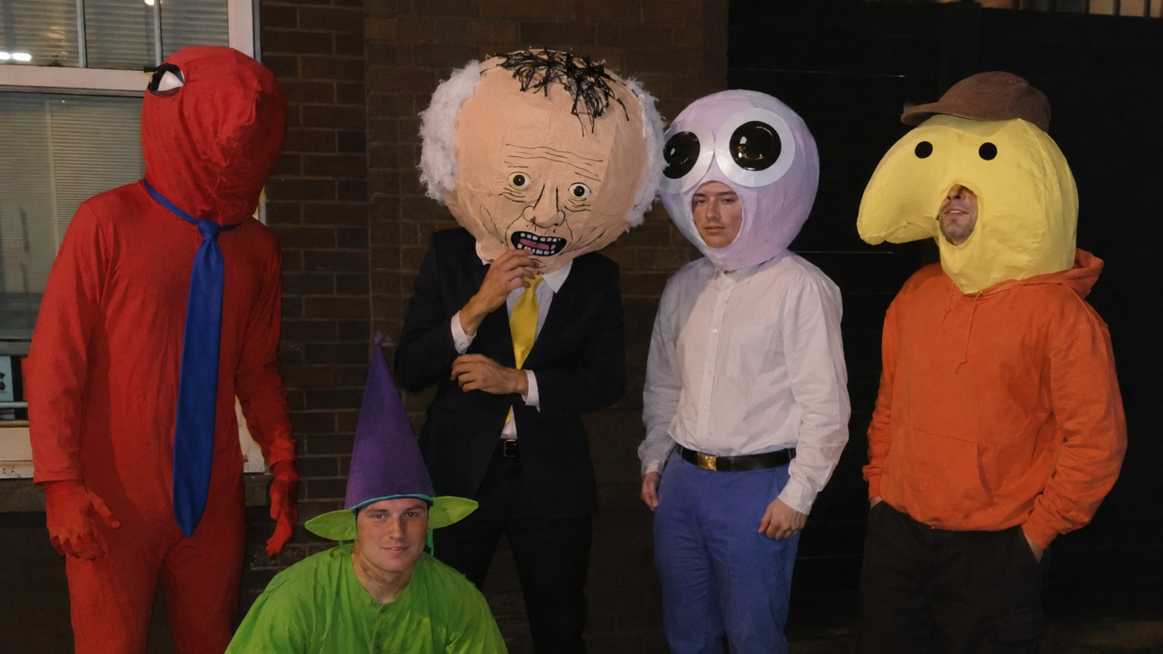 Smiling Friends DIY costume