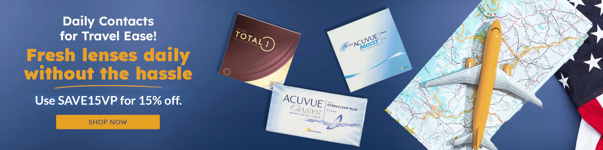 Daily Contacts for Travel Ease!